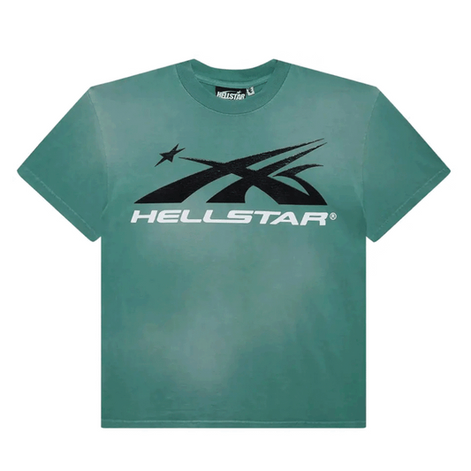 Hellstar Sports Logo T-Shirt Green