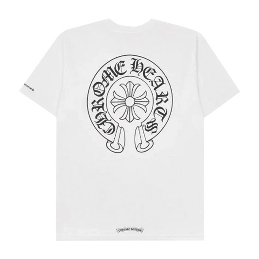 Chrome Hearts Horseshoe Logo Pocket T-Shirt White