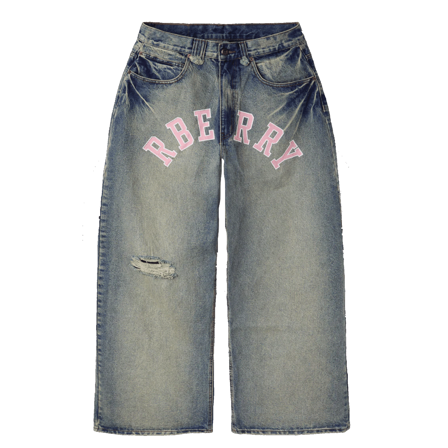 Raspberry Hills Washed Indigo Jeans