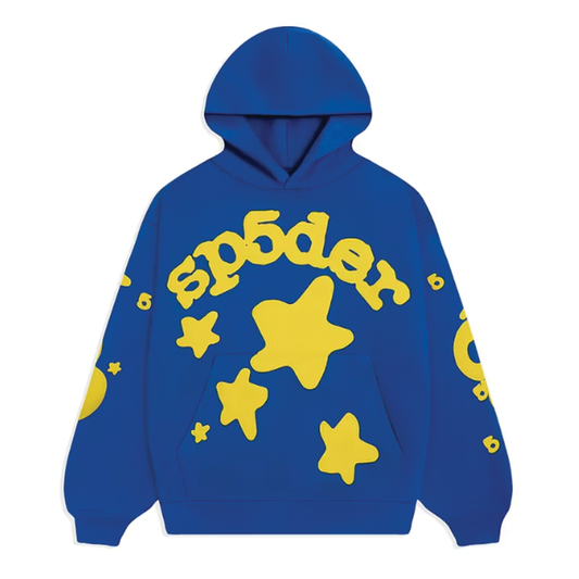 Sp5der Beluga Hoodie TC Blue