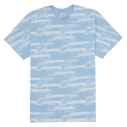 Supreme Script Tee (FW26) Powder Blue