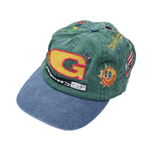 The GV Gallery x Greedy 80,000 Green Stitch Hat