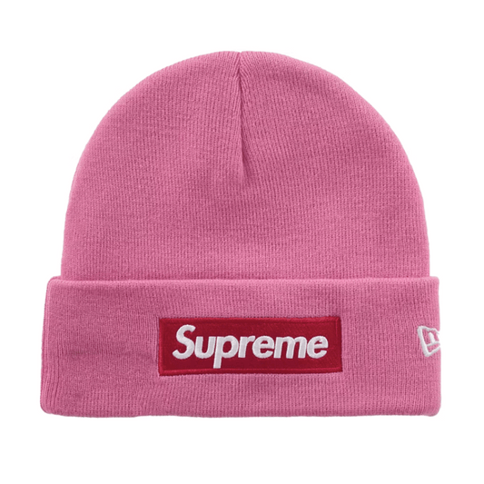 Supreme New Era Box Logo Beanie (FW25) Magenta