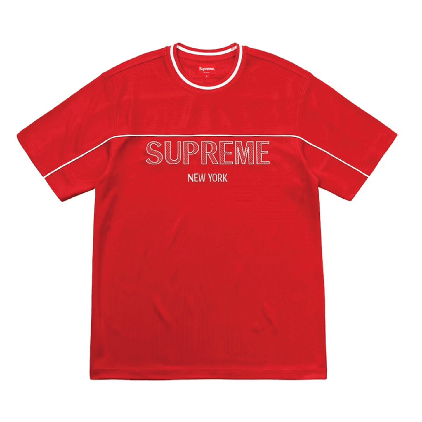 Supreme Dazzle Warm Up Top Red