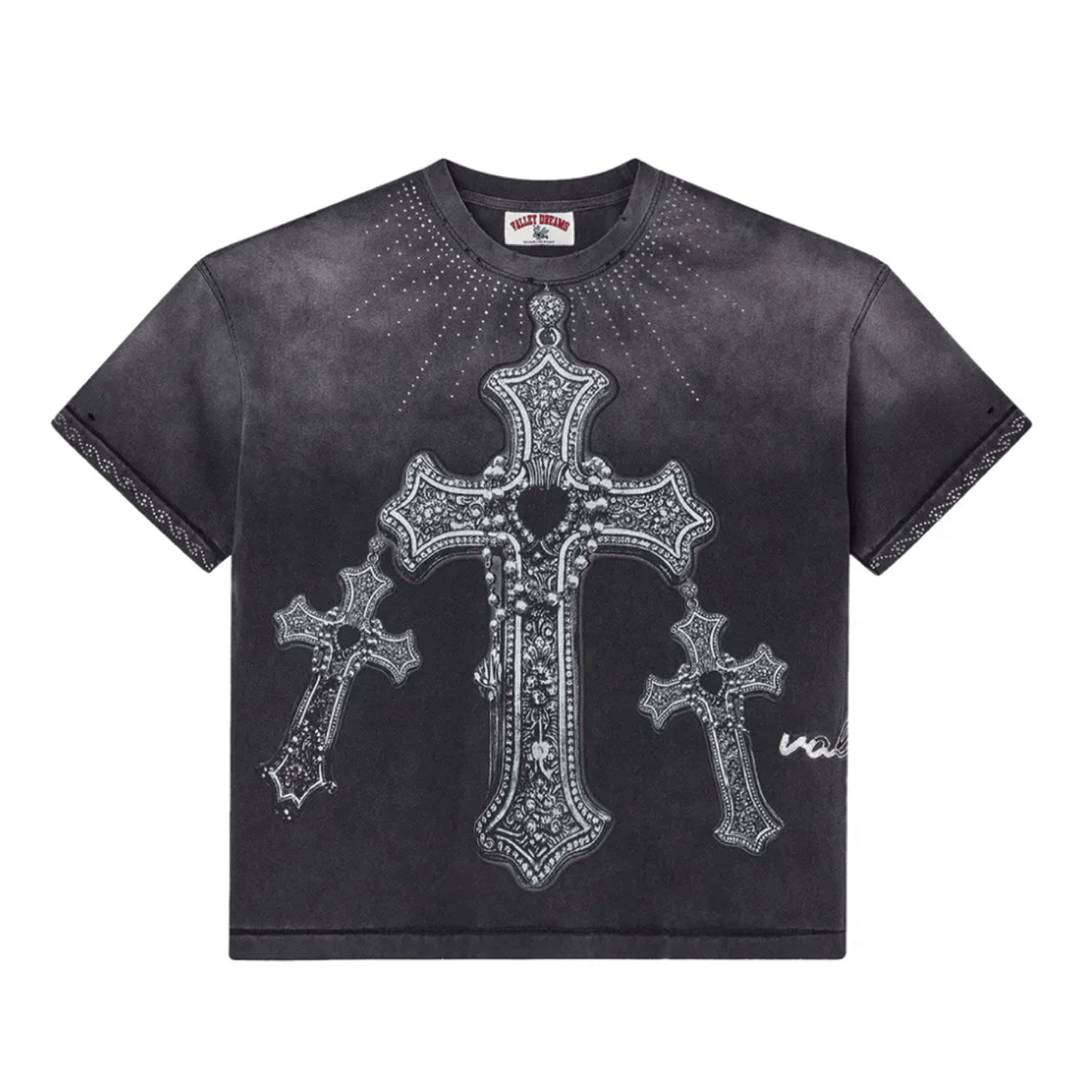 Vale Forever Pierced Tee Black