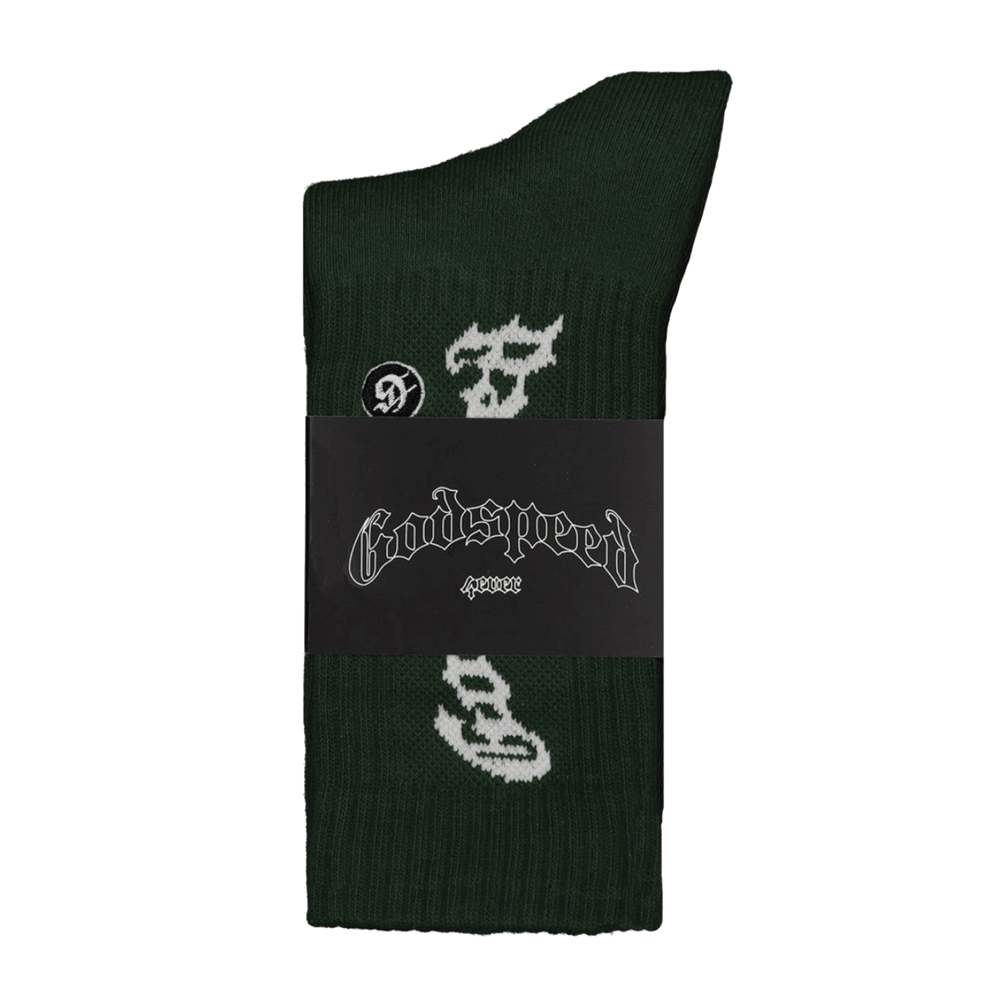 GodSpeed OG Logo Sock Green