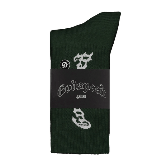 GodSpeed OG Logo Sock Green