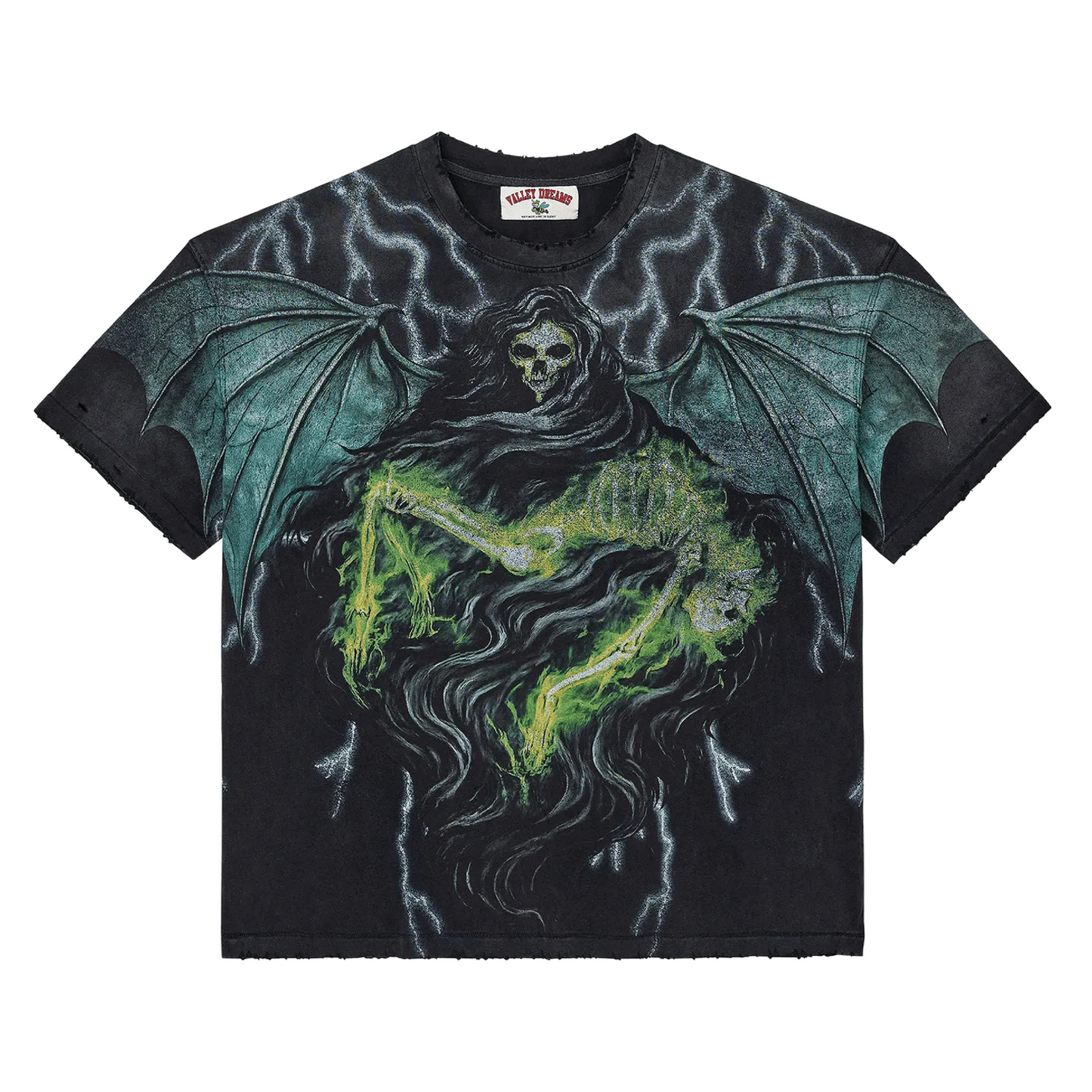 Vale Forever Grim Big Tee Black
