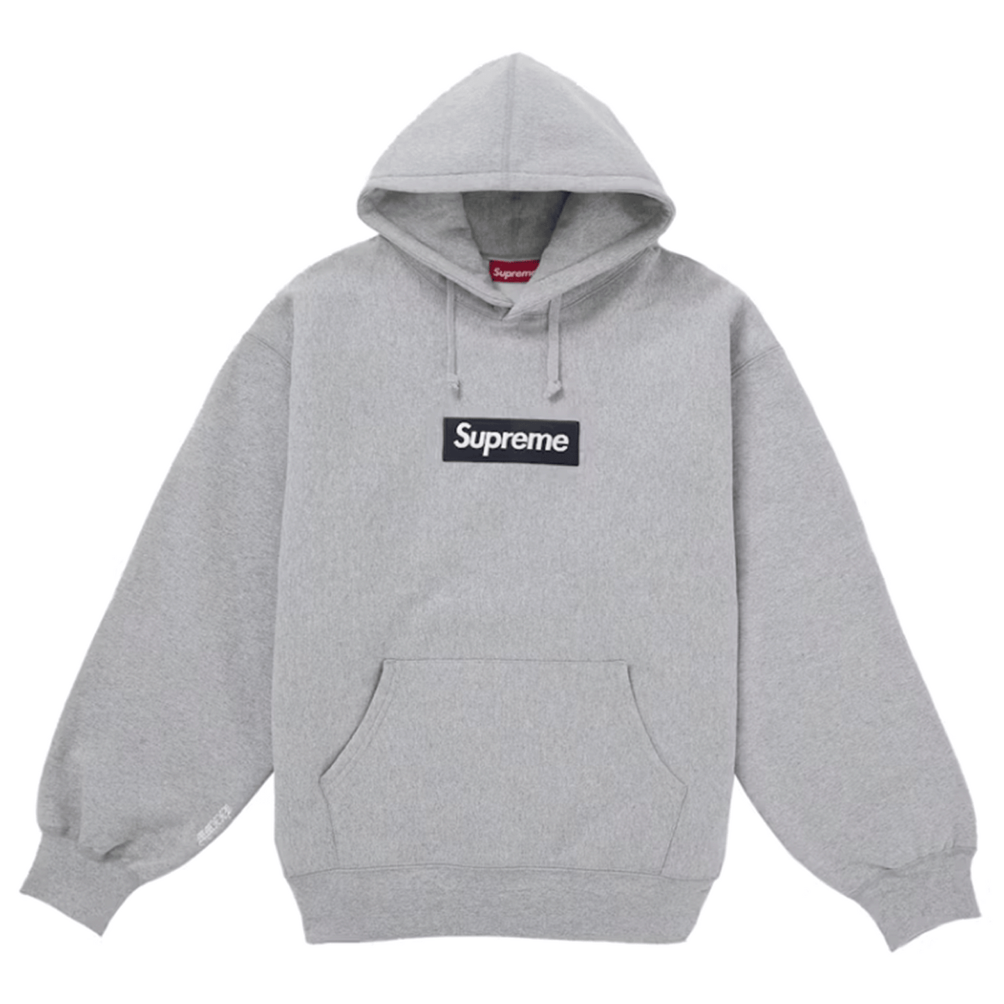 Supreme Box Logo Hoodie Heather Grey