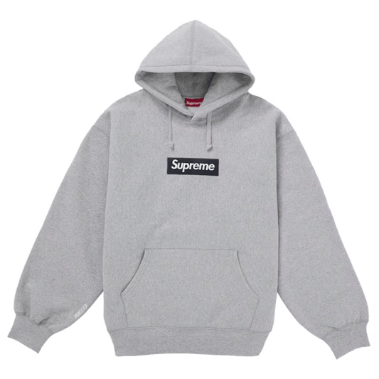 Supreme Box Logo Hoodie Heather Grey
