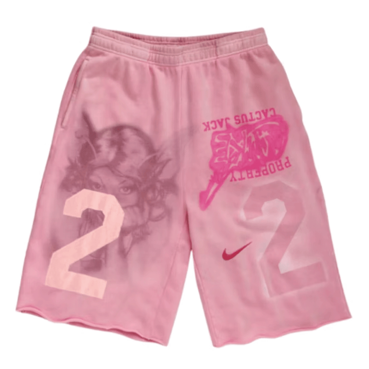 Travis Scott Cactus Jack x Nike Property of Shorts Pink