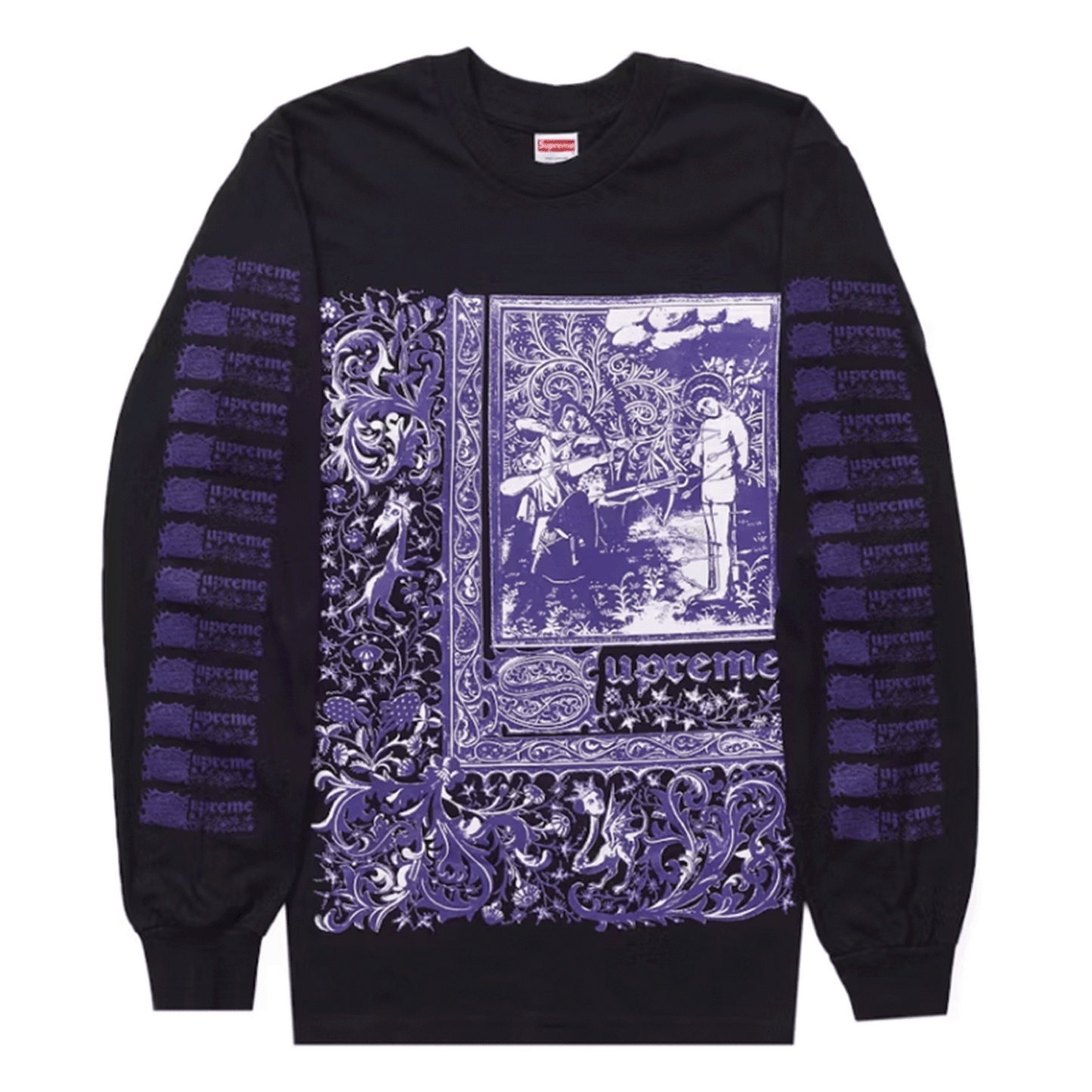 Supreme Saint Sebastian L/S Black