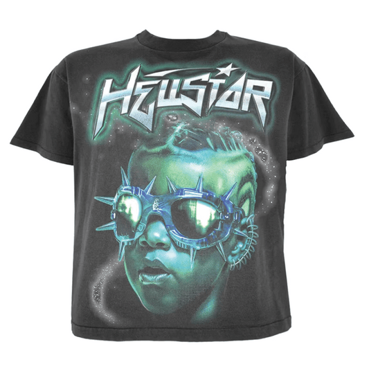 Hellstar The Future T-Shirt Black/Blue