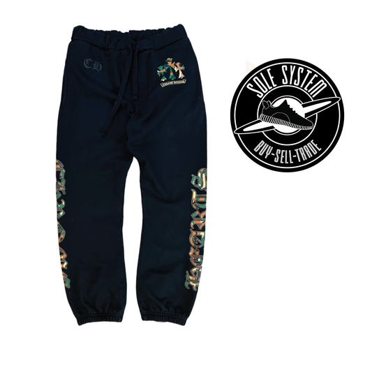 Chrome Hearts Triple Camo Cross Sweatpants Black