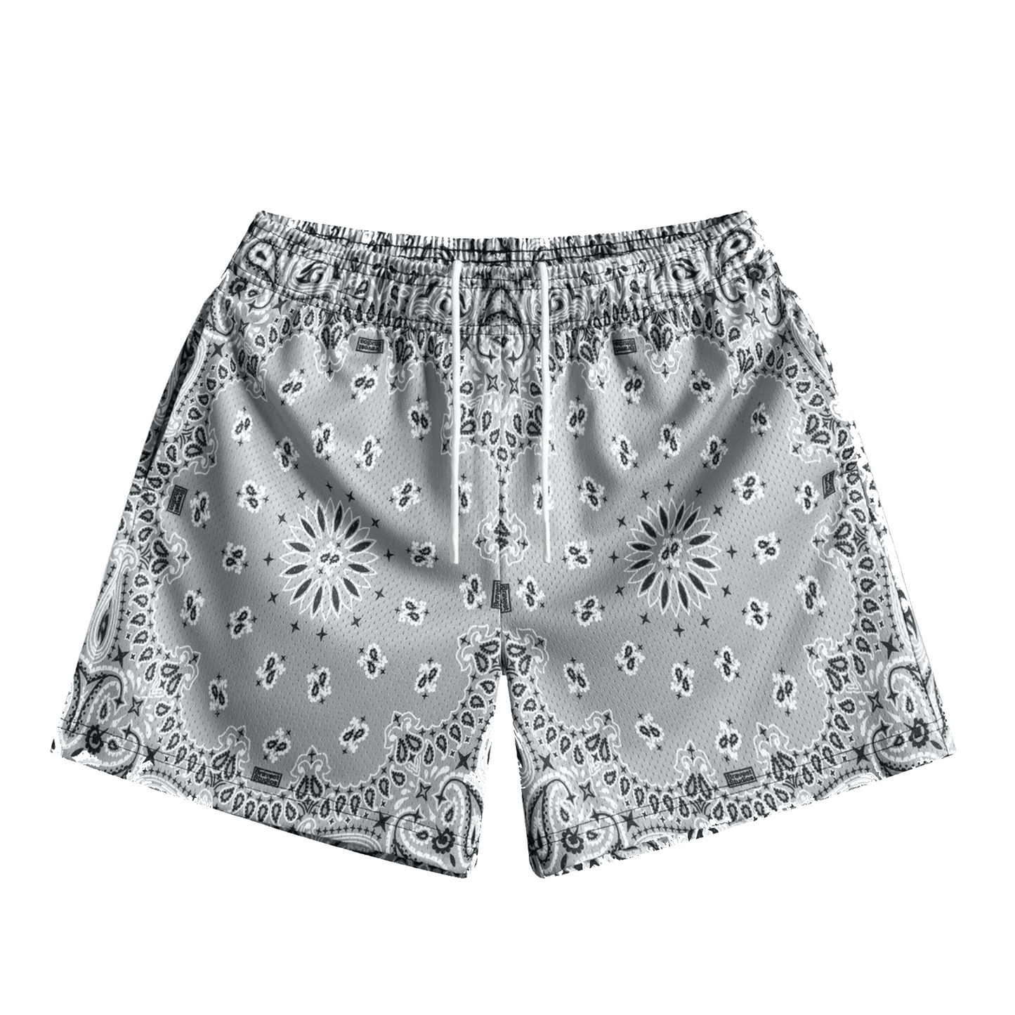 Bravest Grey Paisley V2 Shorts