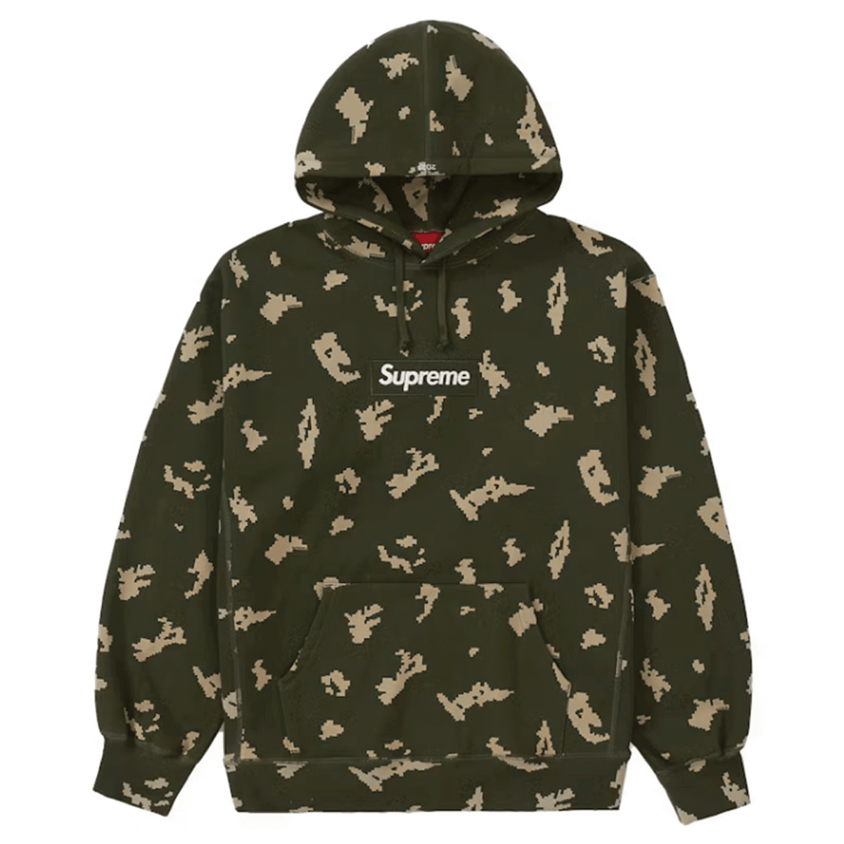 Supreme Box Logo Hooded Sweatshirt (FW21) Olive Russian Camo