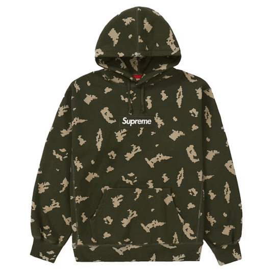 Supreme Box Logo Hooded Sweatshirt (FW21) Olive Russian Camo