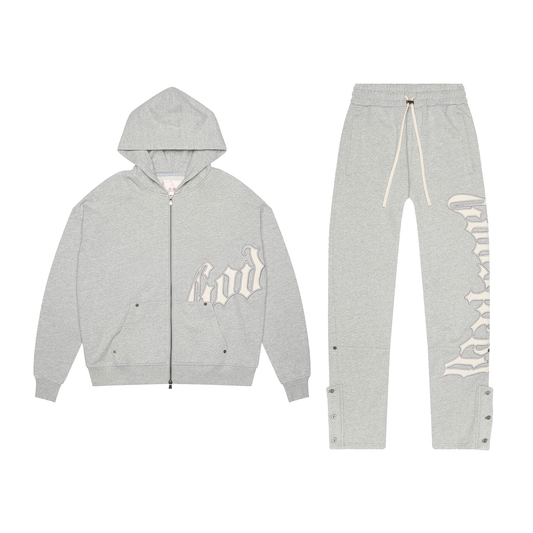 GodSpeed OG Logo Sweatsuit V2 Heather Grey