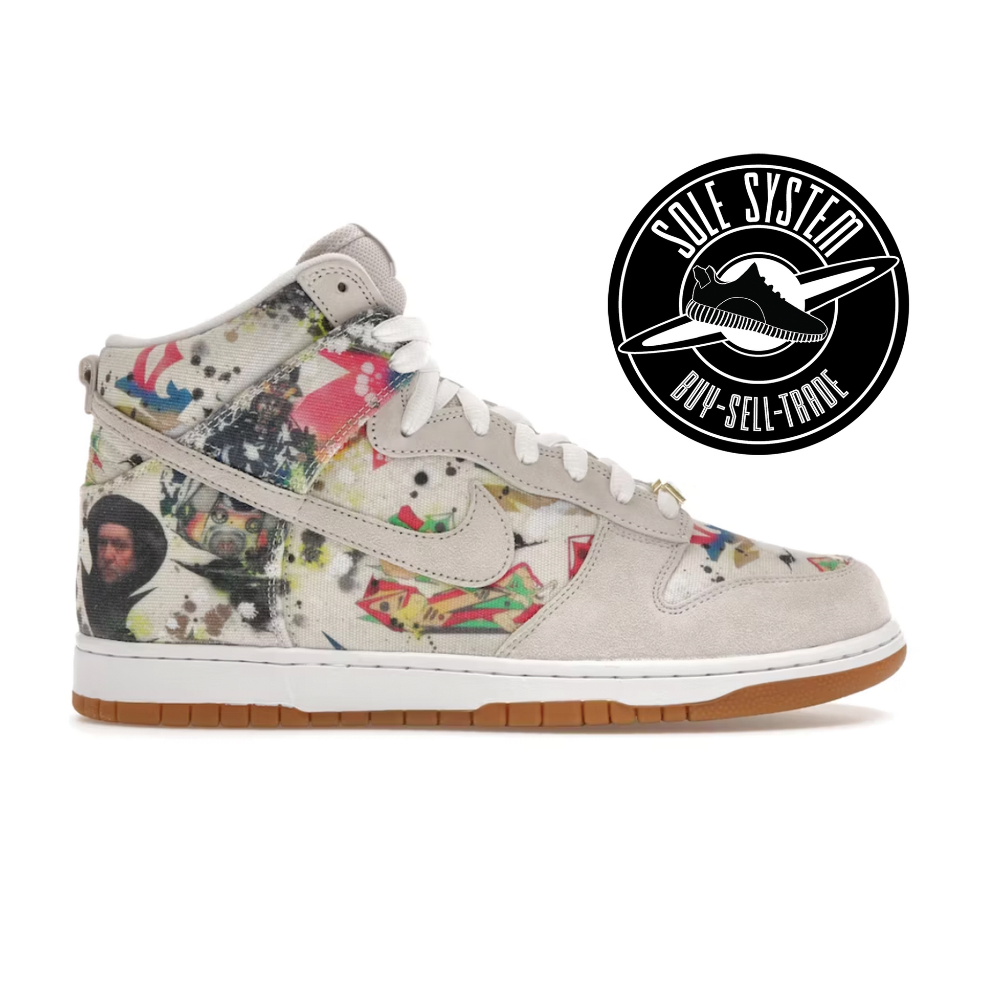 Nike SB Dunk High Supreme Rammellzee – Sole System