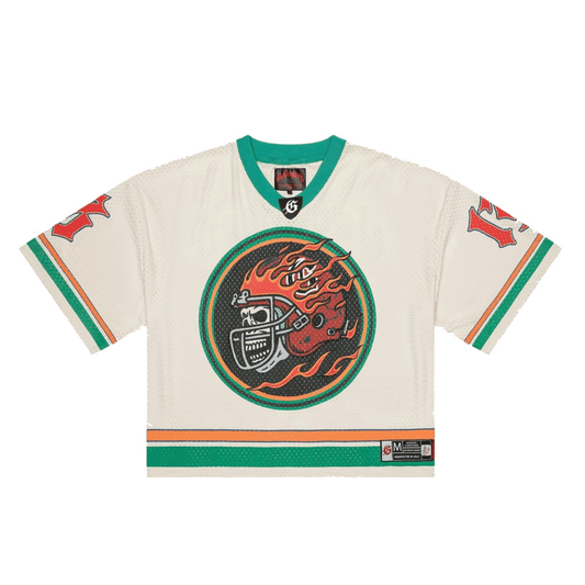 GodSpeed First Down Jersey Bone/Teal/Orange NYC