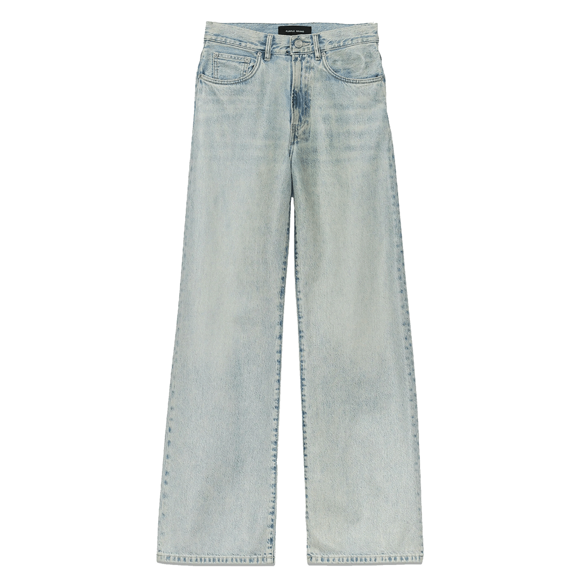 Purple Brand Wide Leg Light Denim Jeans