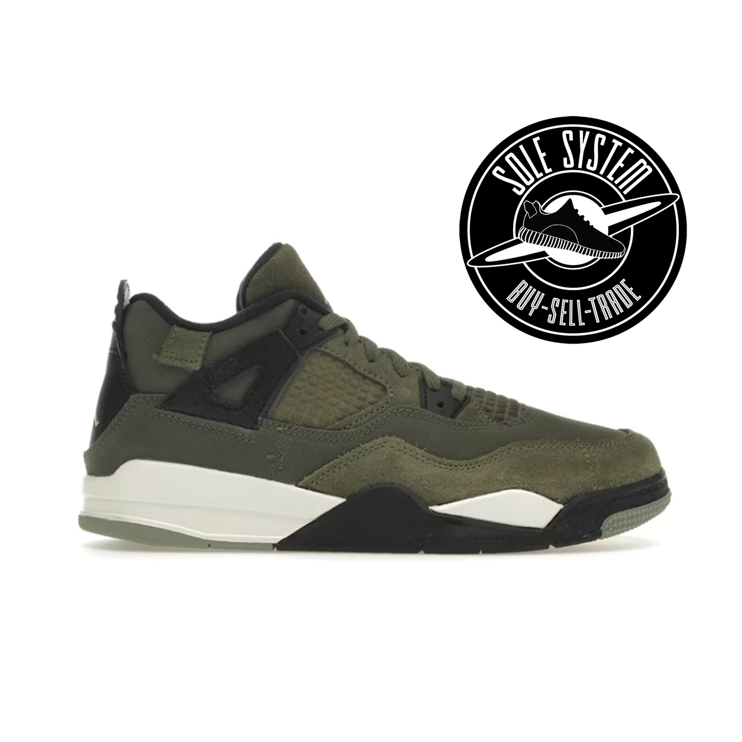 Jordan 4 Retro Craft Medium Olive (PS)