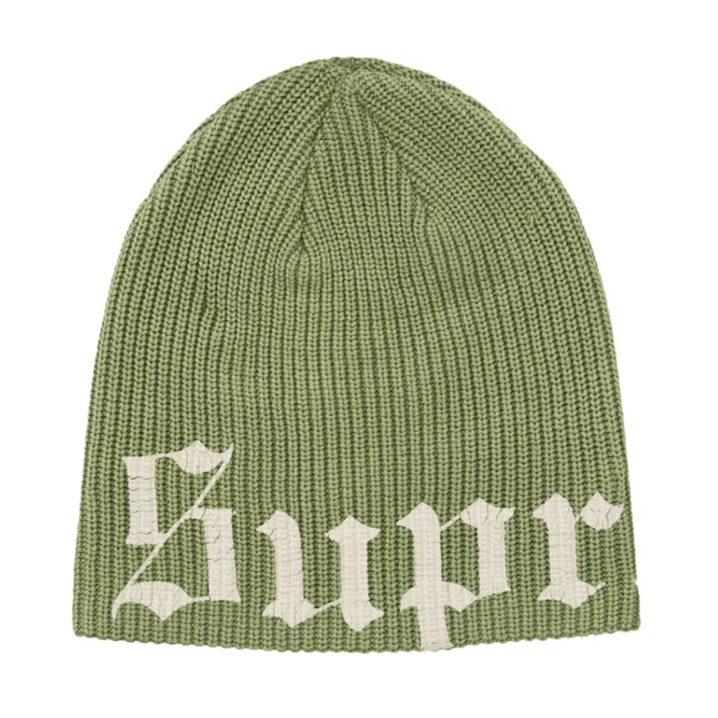 Supreme Old English Printed Beanie Green
