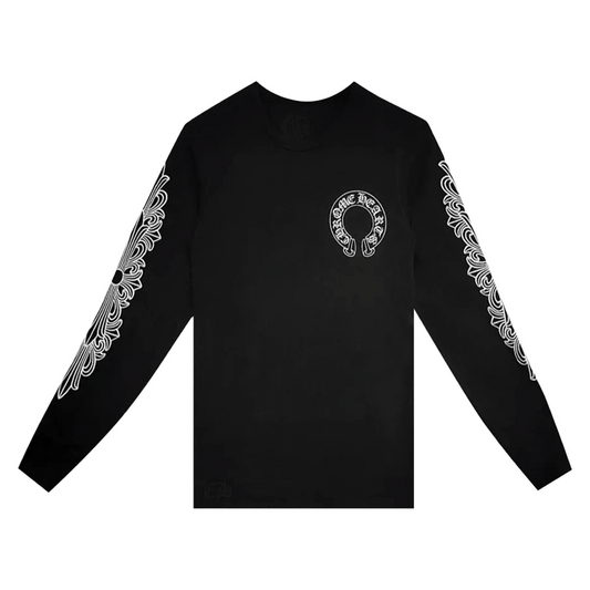 Chrome Hearts Horseshoe Thermal Waffle T-Shirt Black