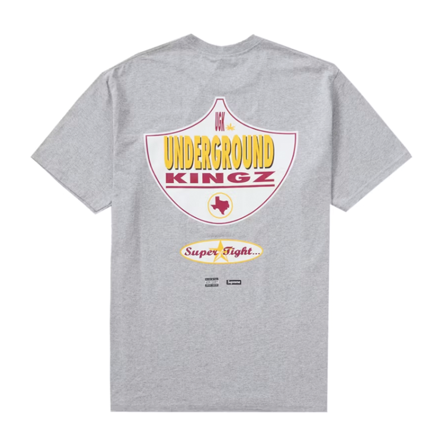 Supreme UGK Super Tight Tee Heather Grey