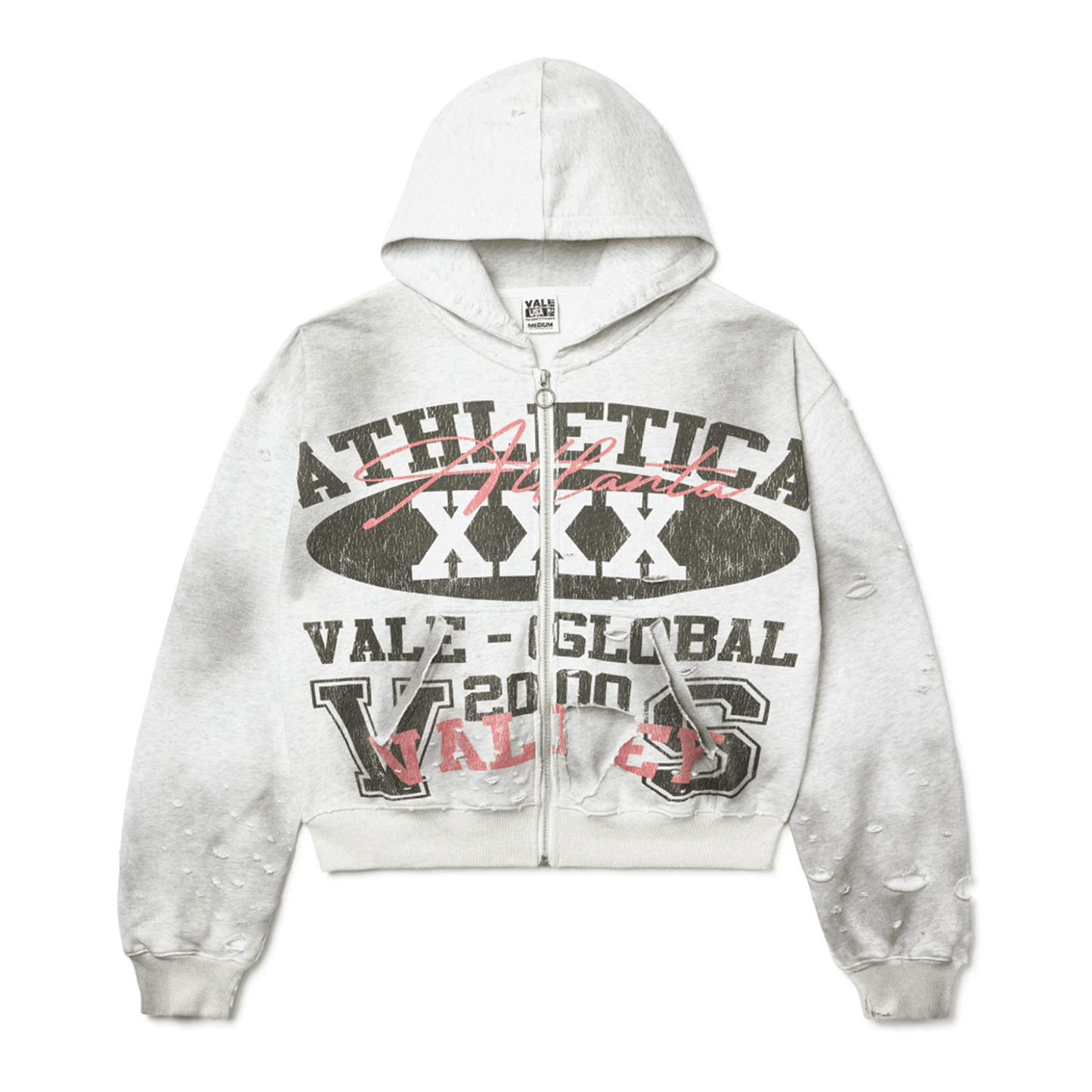 Vale Forever Destroyer Zip Up Hoodie
