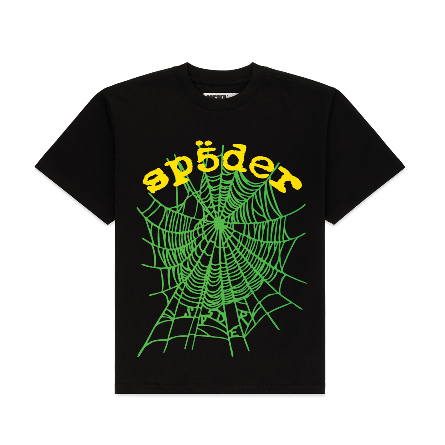 Sp5der OG WEB V2 TEE Yellow Green