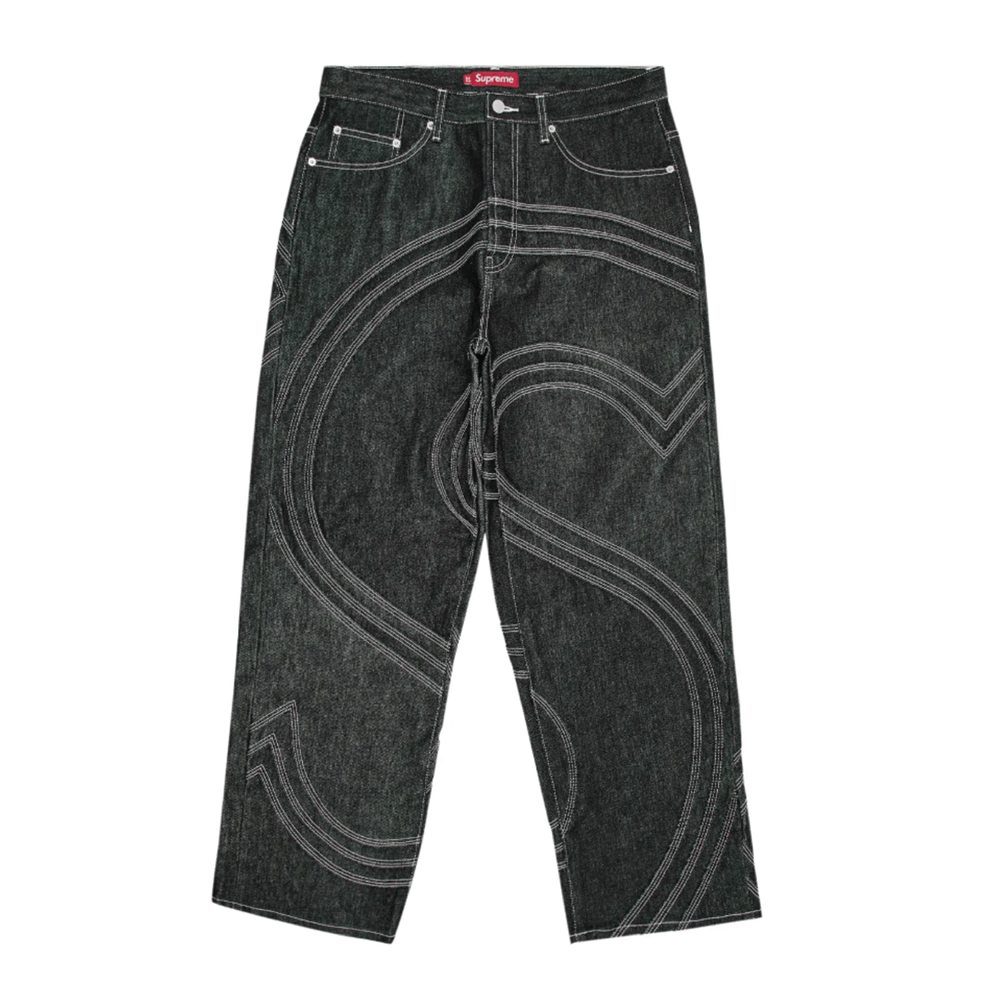 36 Supreme Baggy Jean Jeans Black 【公式通販】 36 Supreme Baggy Jean Jeans Black 【公式通販】