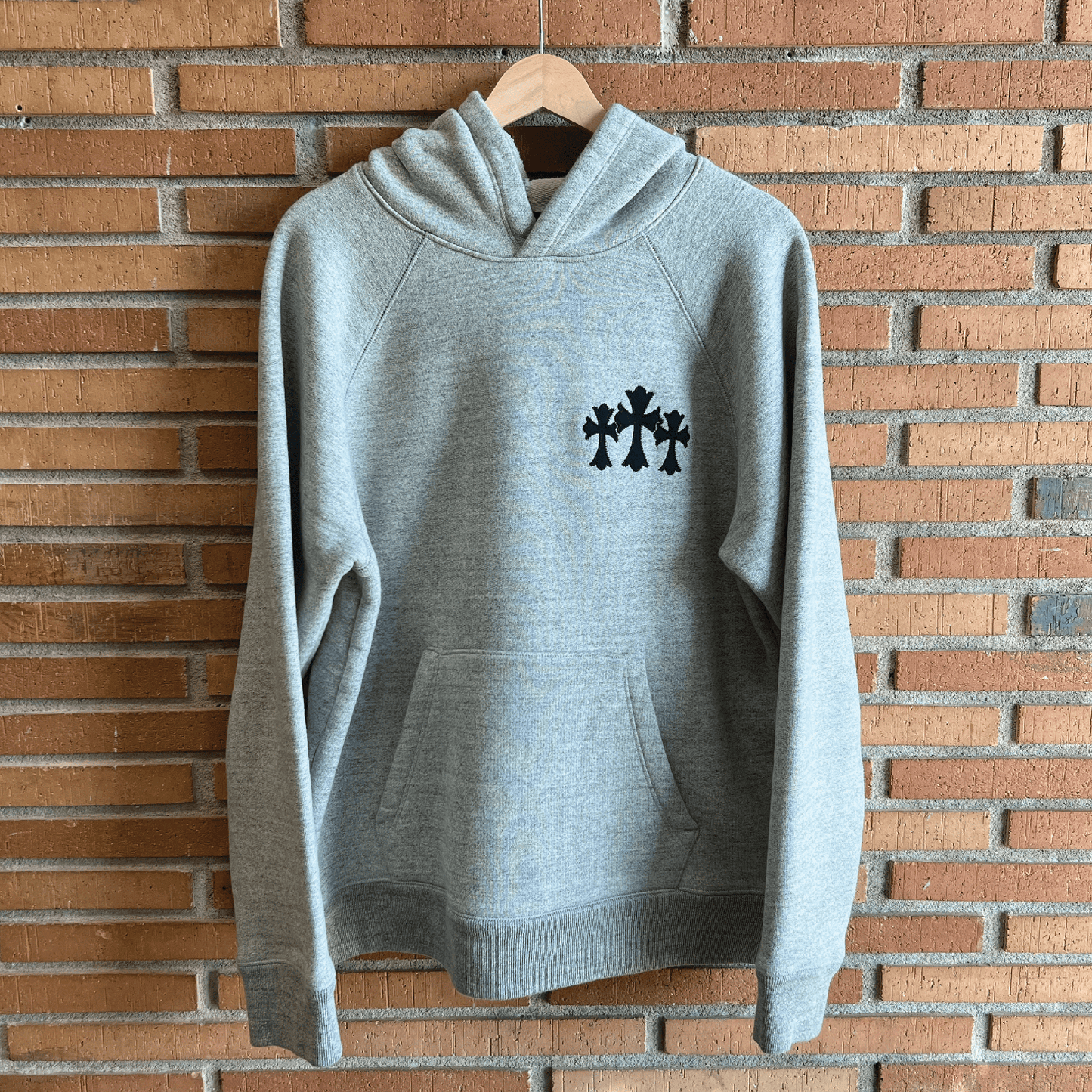 Chrome Hearts Grey Seven-11 CH Logo Hoodie