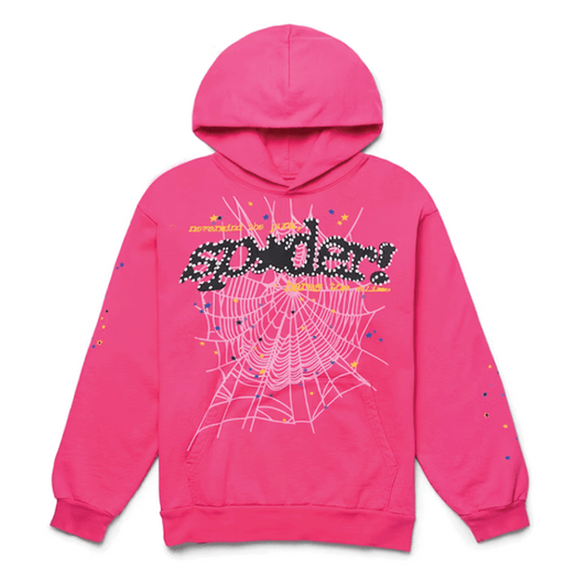 Sp5der P*NK V2 Hoodie Pink