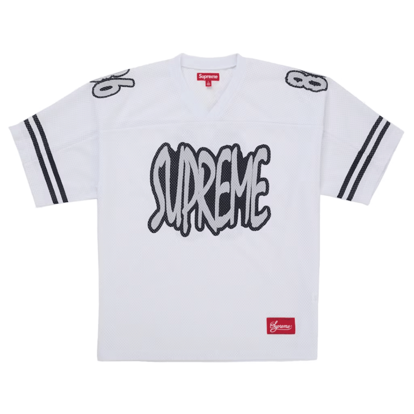 Supreme Reflective Football Jersey White
