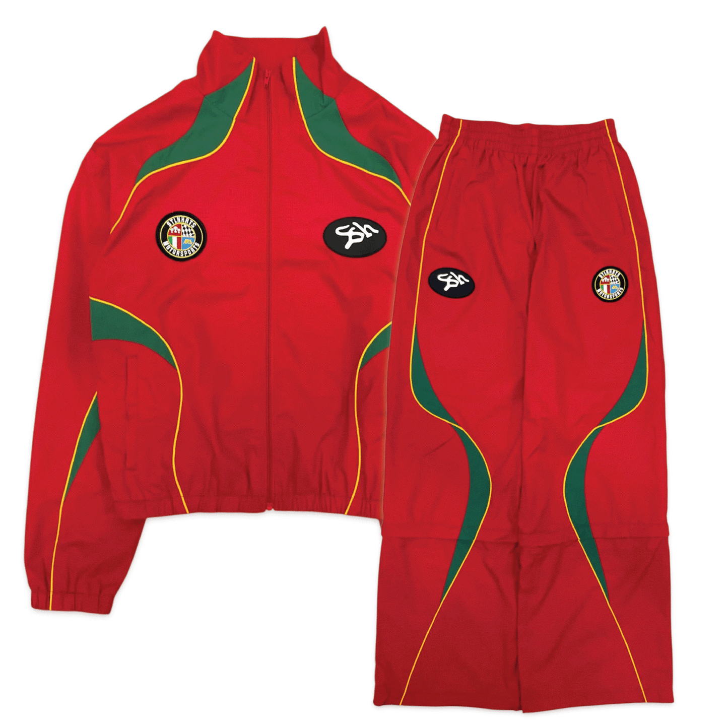 SHMS CONVERTABLE TRACK SUIT RED
