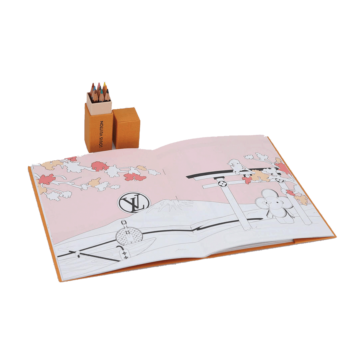 Louis Vuitton  Coloring Book And Pencils Set