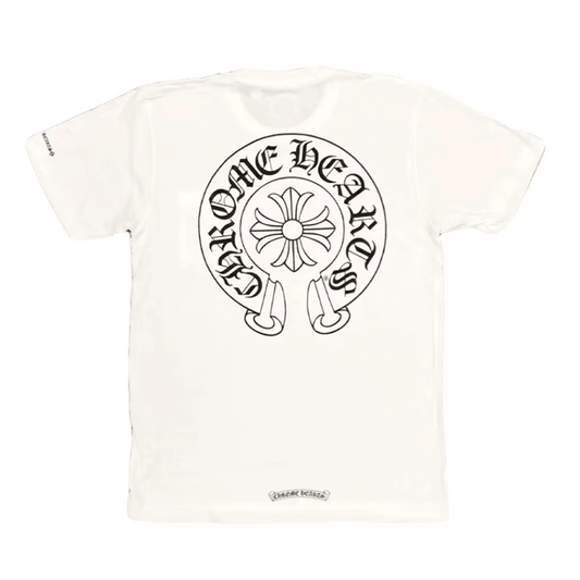Chrome Hearts Horse Shoe Logo Pocket T-Shirt White