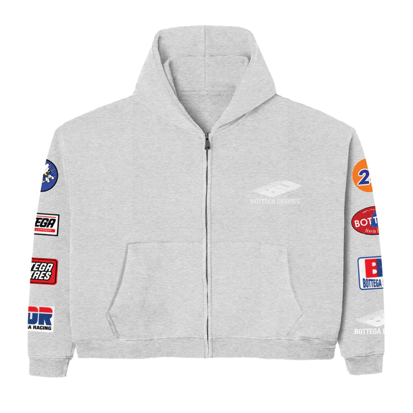 Bottega Desires Patches Jacket Grey