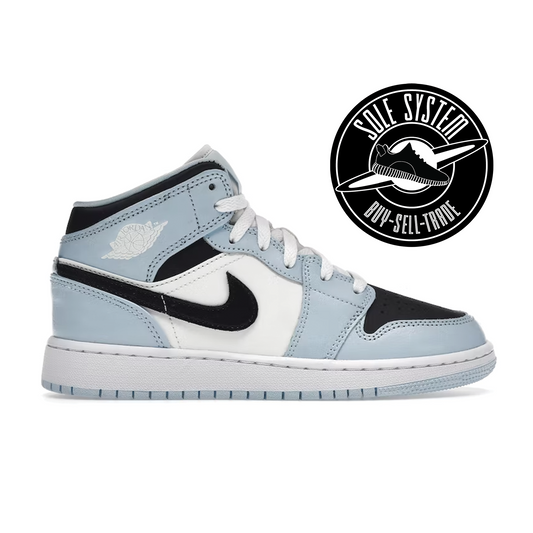 Jordan 1 Mid Ice Blue (GS)