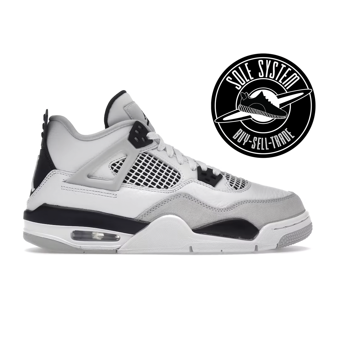 Jordan 4 Retro Military Black (GS)