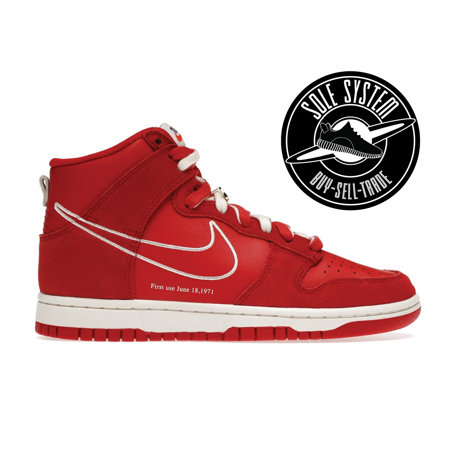 Nike Dunk High First Use Red