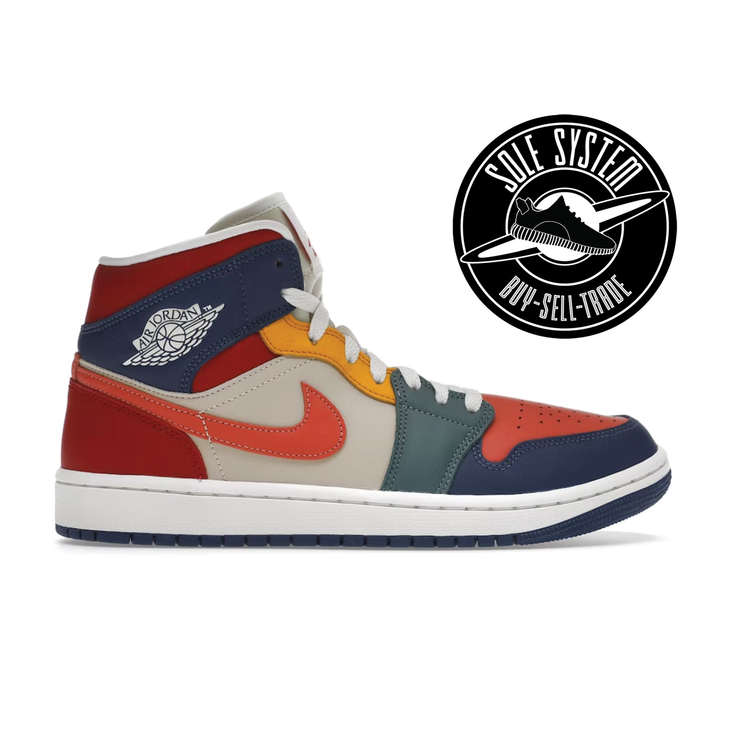 Jordan 1 Mid SE Multi Color (2022) (W)