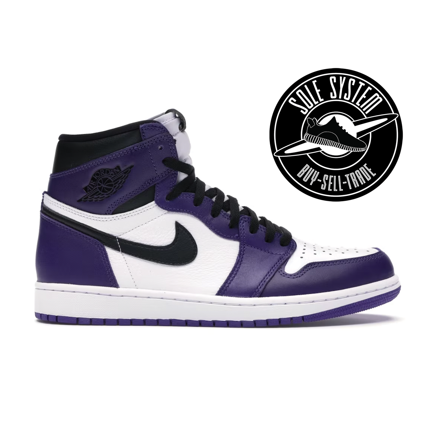 Jordan 1 Retro High Court Purple White