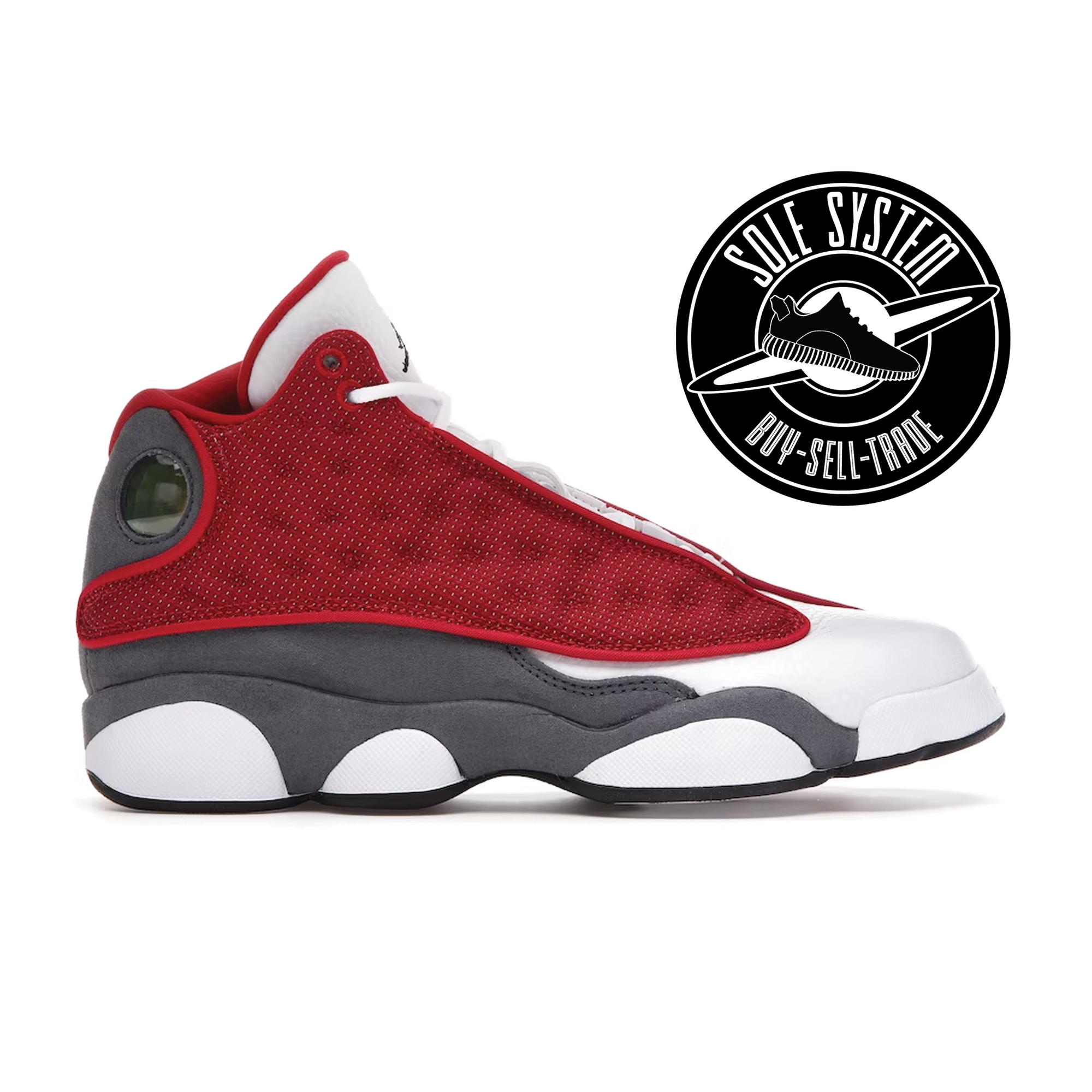 Jordan 13 Retro Gym Red Flint Grey GS Sole System