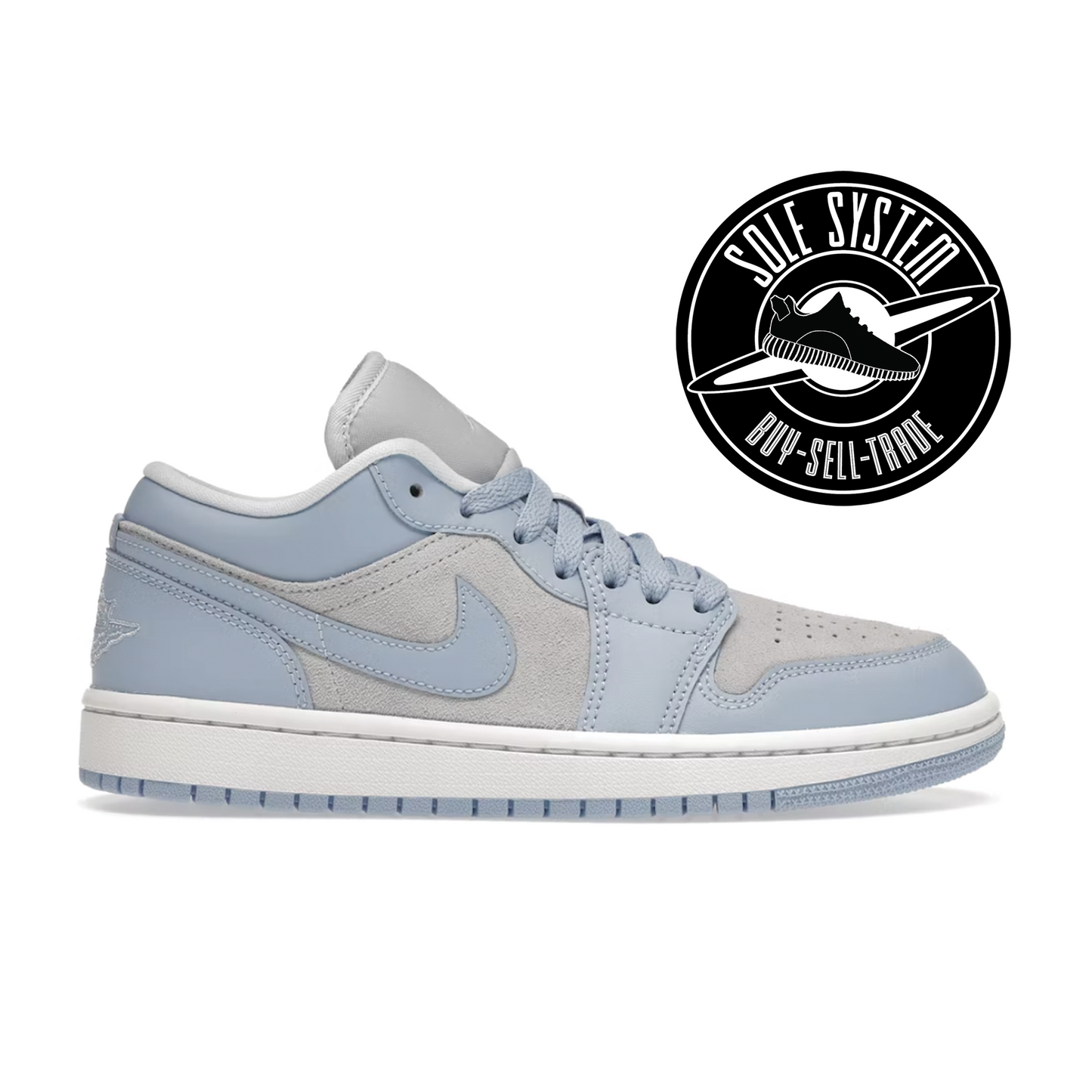 Jordan 1 Low Football Grey Aluminum (W)