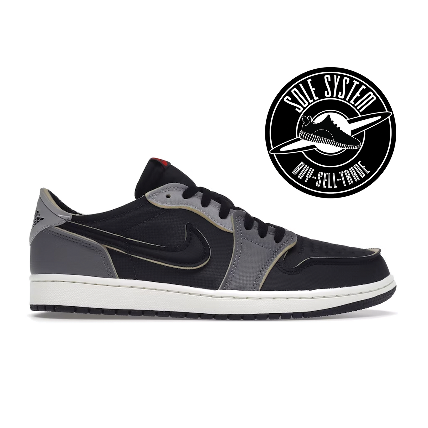 Jordan 1 Low OG EX Black Smoke Grey