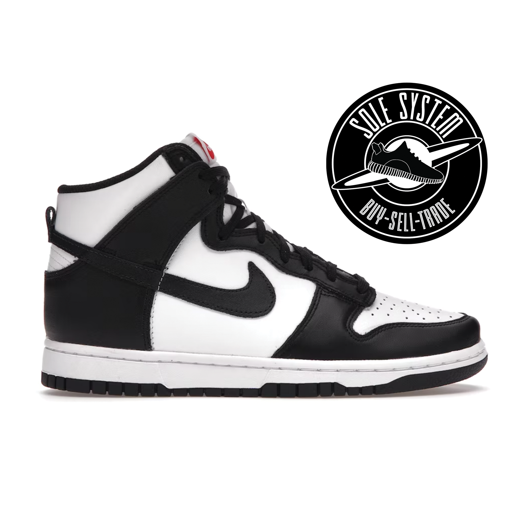 Nike Dunk High Panda Black White (2021) - Sole System