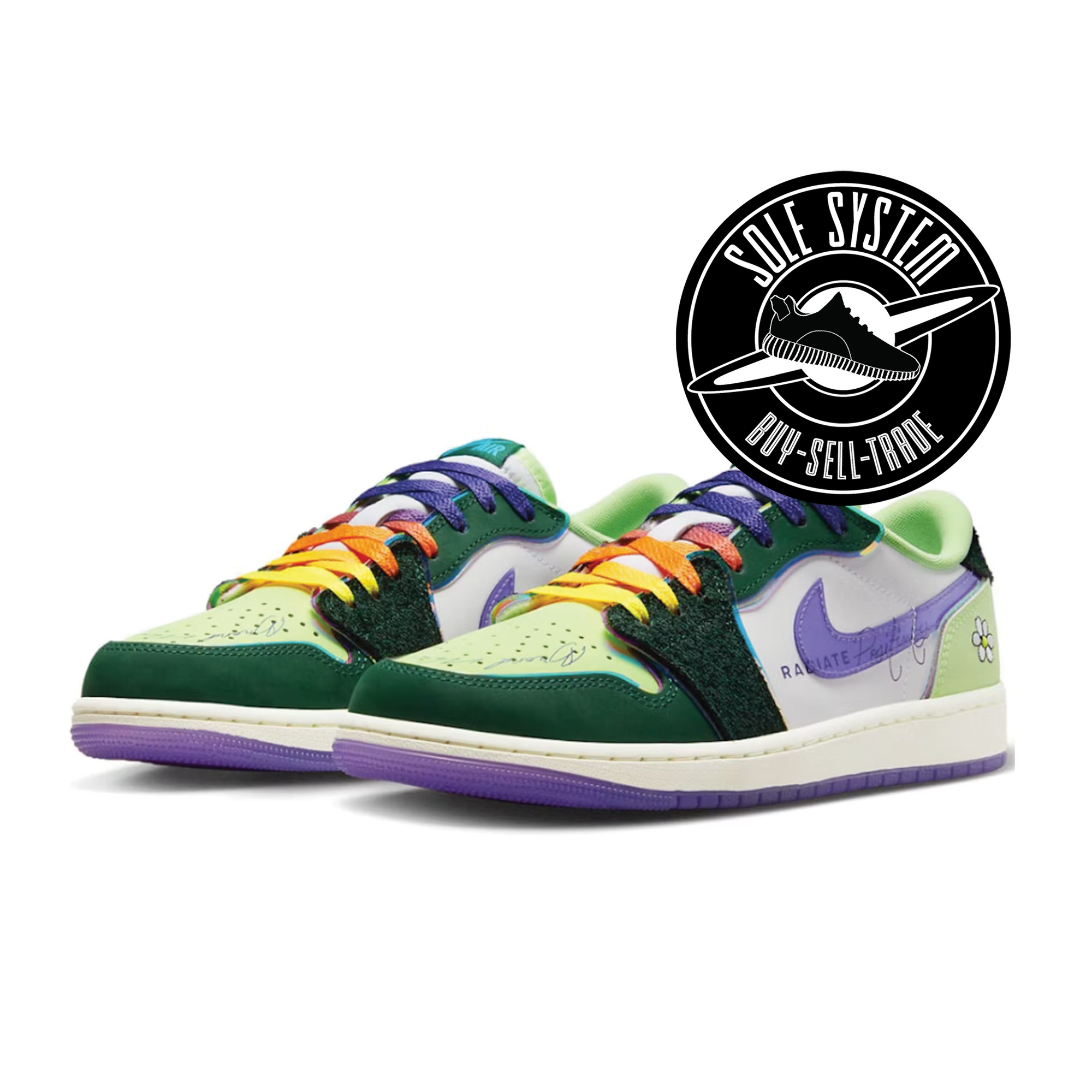 Jordan 1 Retro Low OG Doernbecher 2023 Sole System