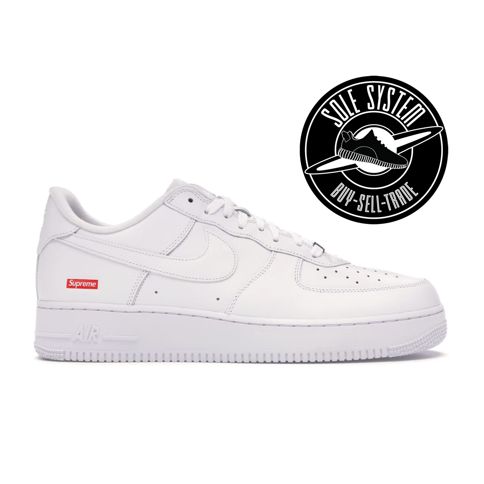 Nike Air Force 1 Low Supreme White - Sole System